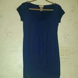 Royal blue body con dress